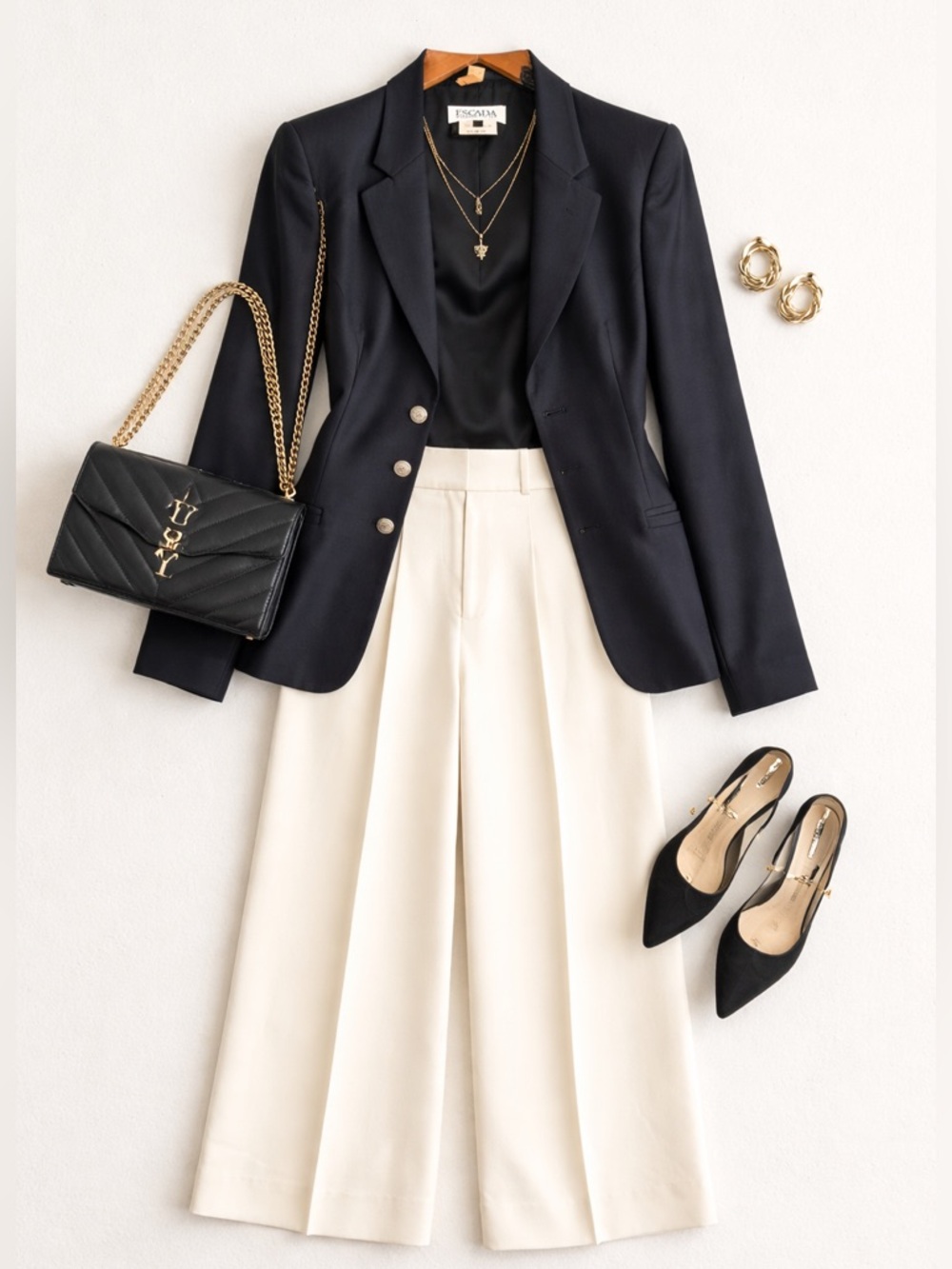 Escada Margaretha Ley Black Blazer Tailored Fit Blazer